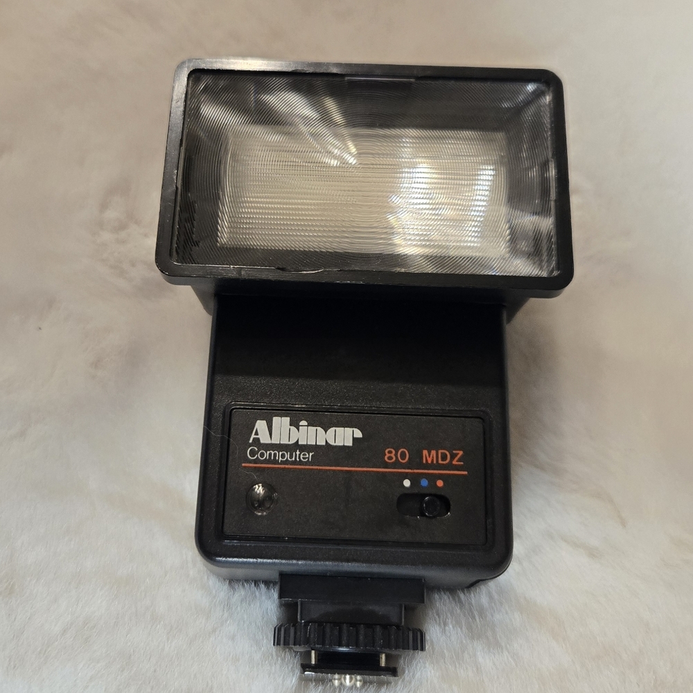 Albinar 80 MDZ Computer Universal Shoe Mount Camera Flash Vintage